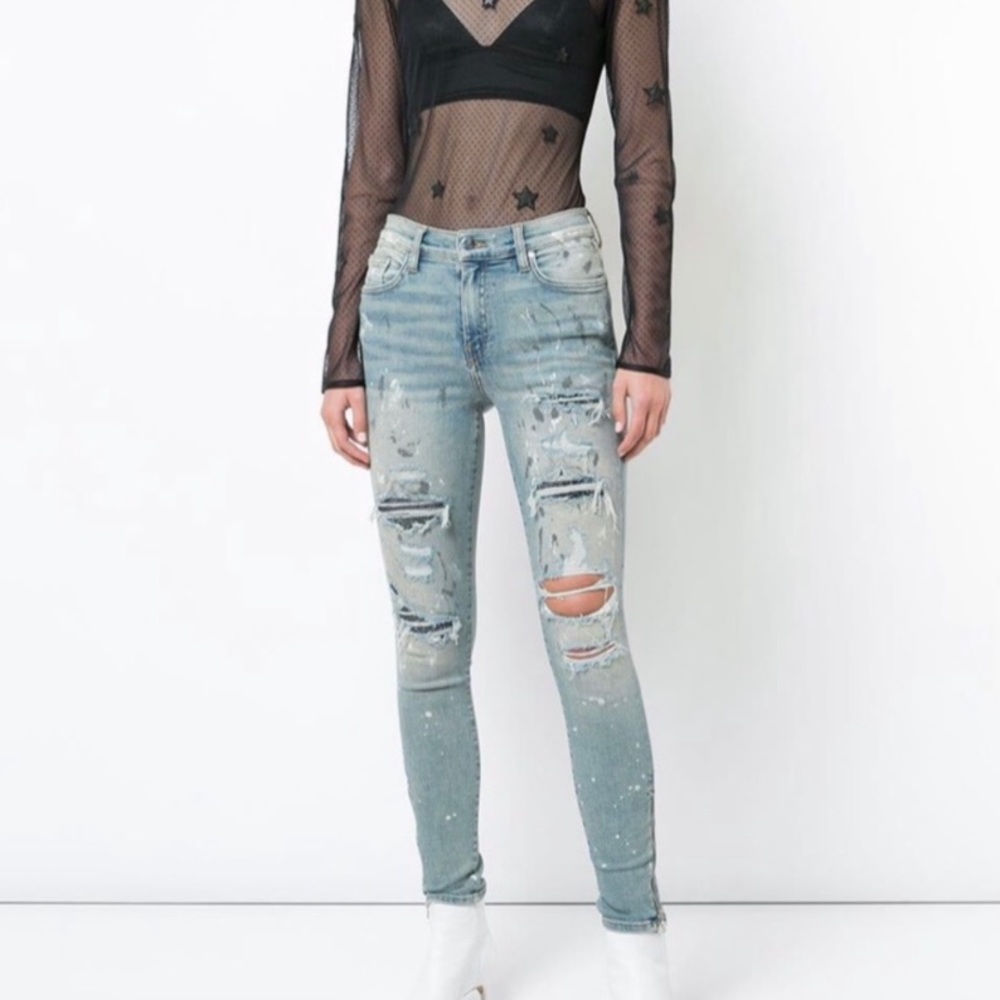 Amiri Crystal Painter Jeans